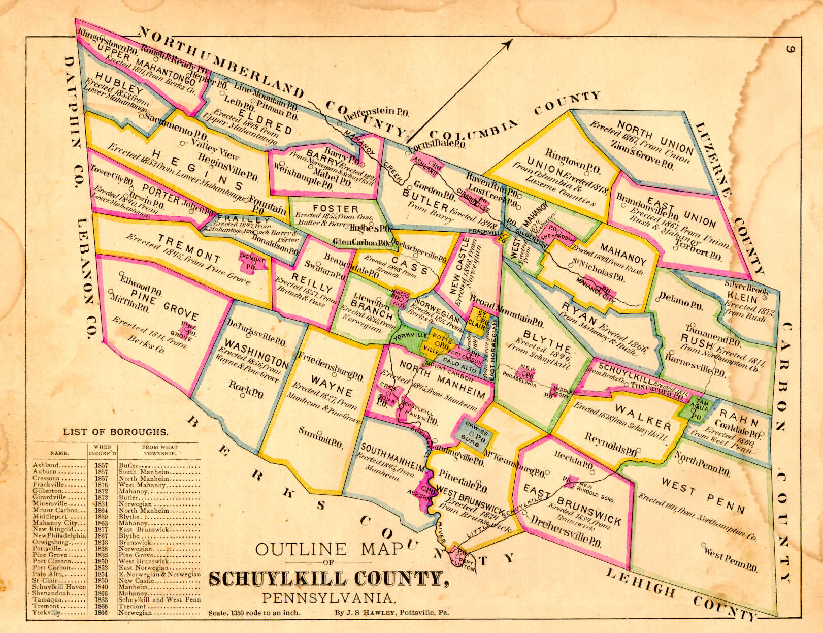 map of schuylkill county pa Schuylkill County Landowner Resources map of schuylkill county pa