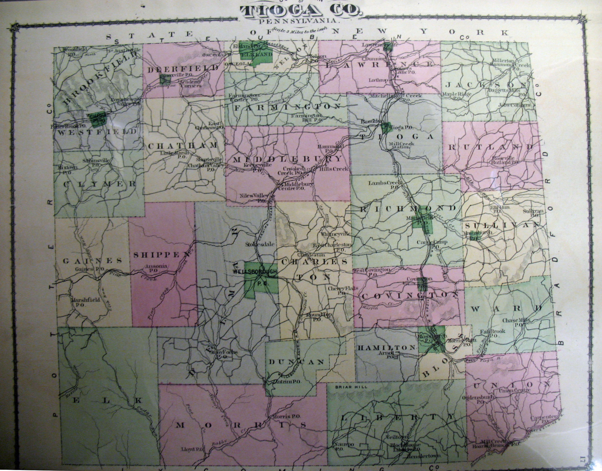 Tioga County Plat Map Tioga County Landowner Resources