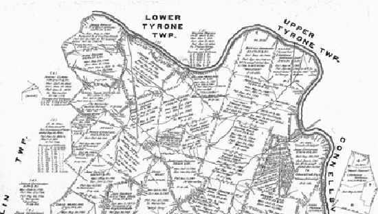 Dunbar Township, part of Northwest portion