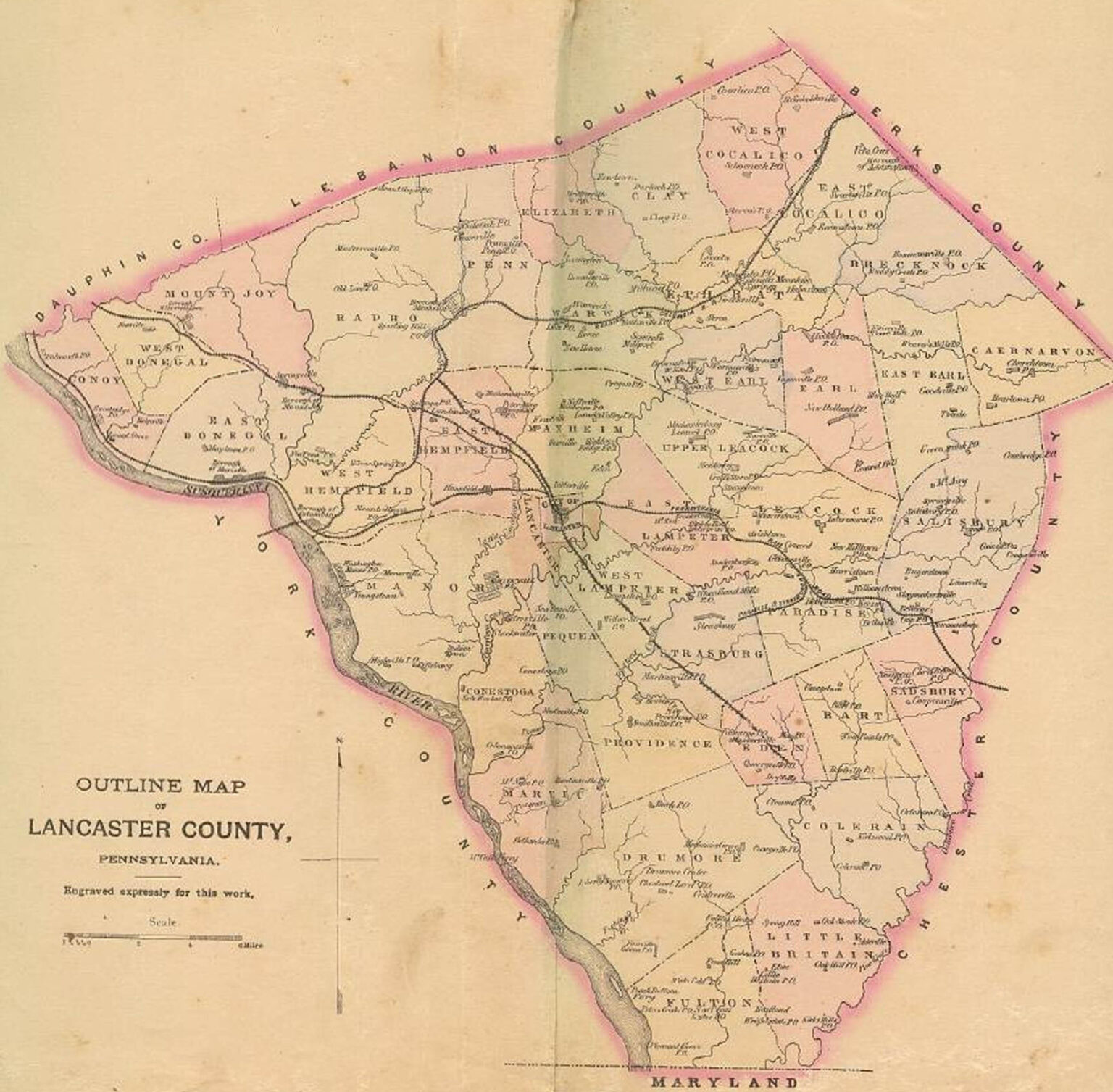 Lancaster County Ancestor Tracks