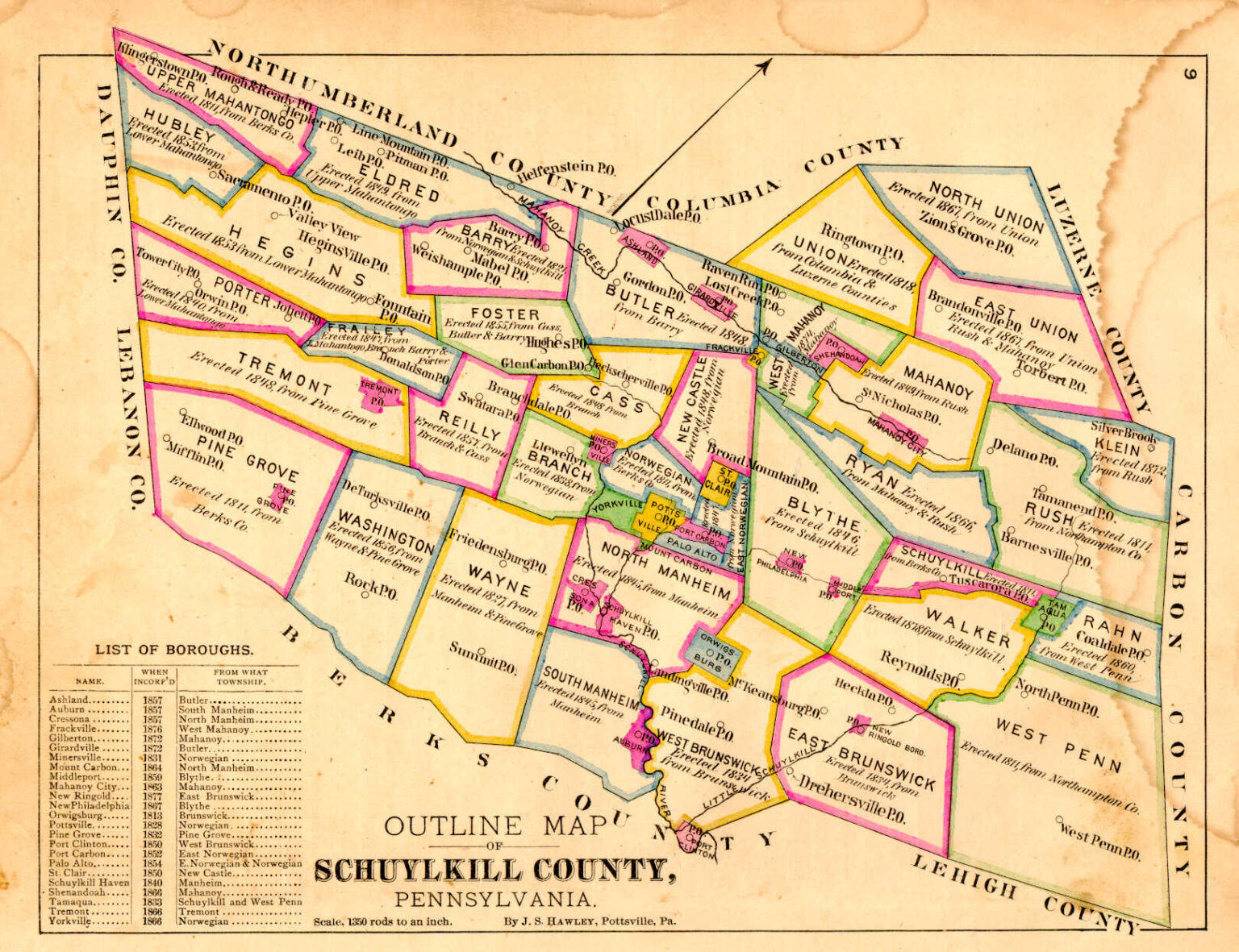 Schuylkill County Ancestor Tracks