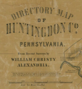 Huntingdon County 1856 Title