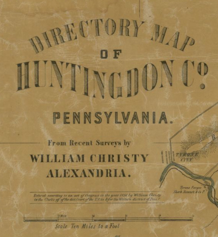 Huntingdon County - Ancestor Tracks