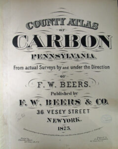 County Atlas of Carbon Co., 1875